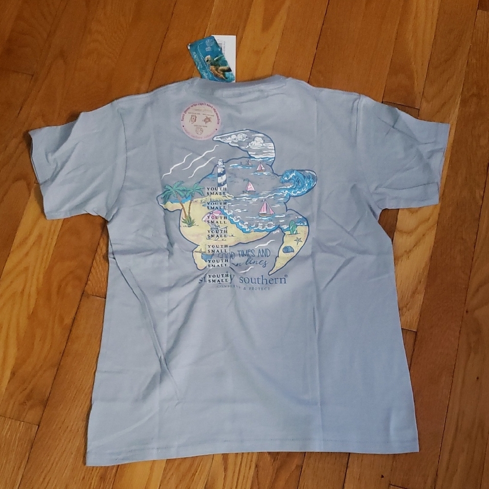Simply Southern Light Gray Nautical Graphic Tee